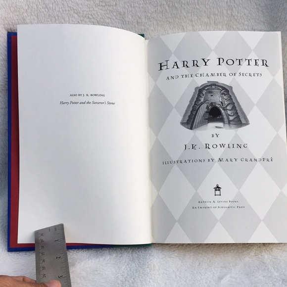 1st PRINTING Harry Potter Chamber of Secrets JK Rowling First Am Edition RARE - Picture 9 of 15
